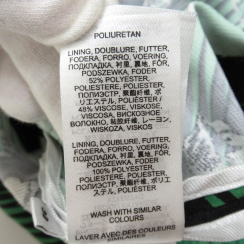 Essentiel Antwerp Elixir Puff-Sleeve Mini Dress Green 6 - Picture 12 of 16